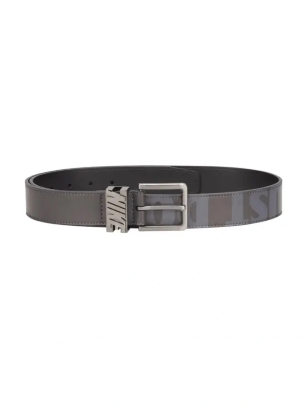 Nike Men’s Belt with Logo Buckle Gray/Silver Size-Large 38-40 NWT